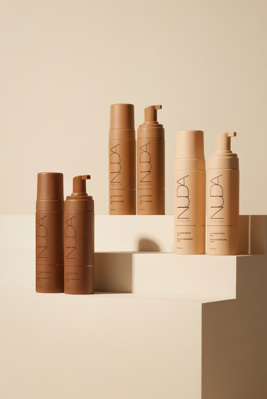 Mousse auto-bronzante foncée