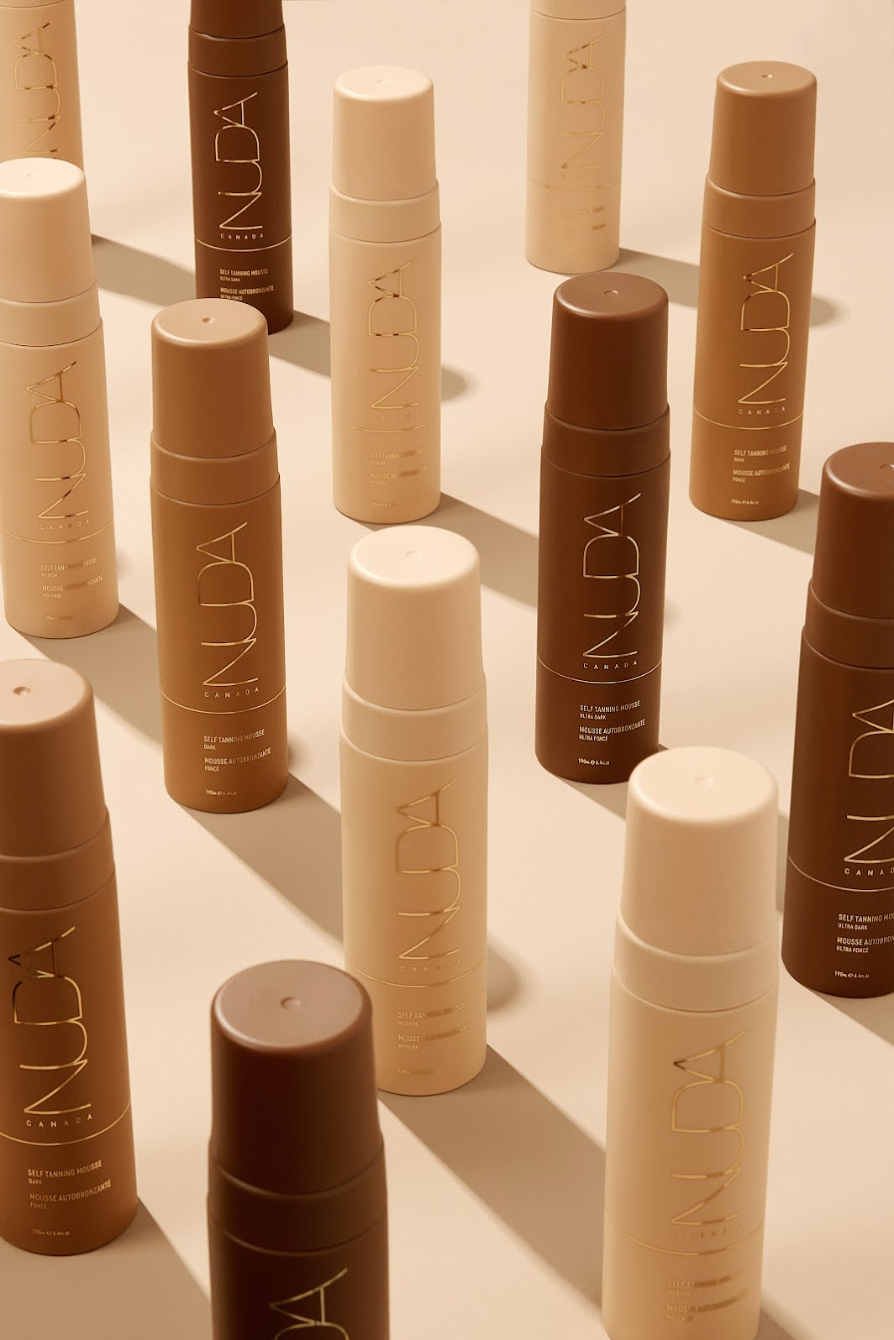 Mousse auto-bronzante foncée