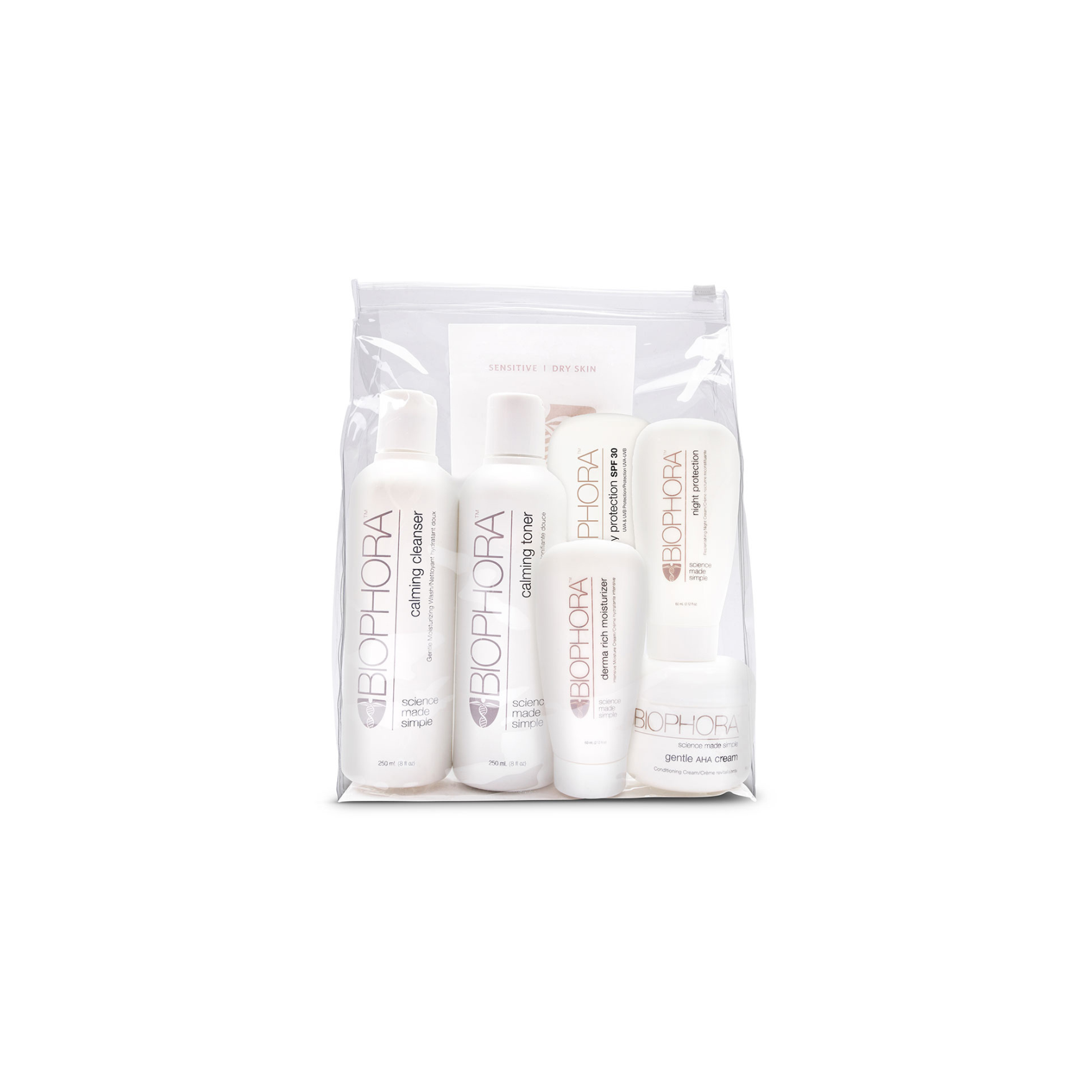 Trousse pour peau sensible / sèche